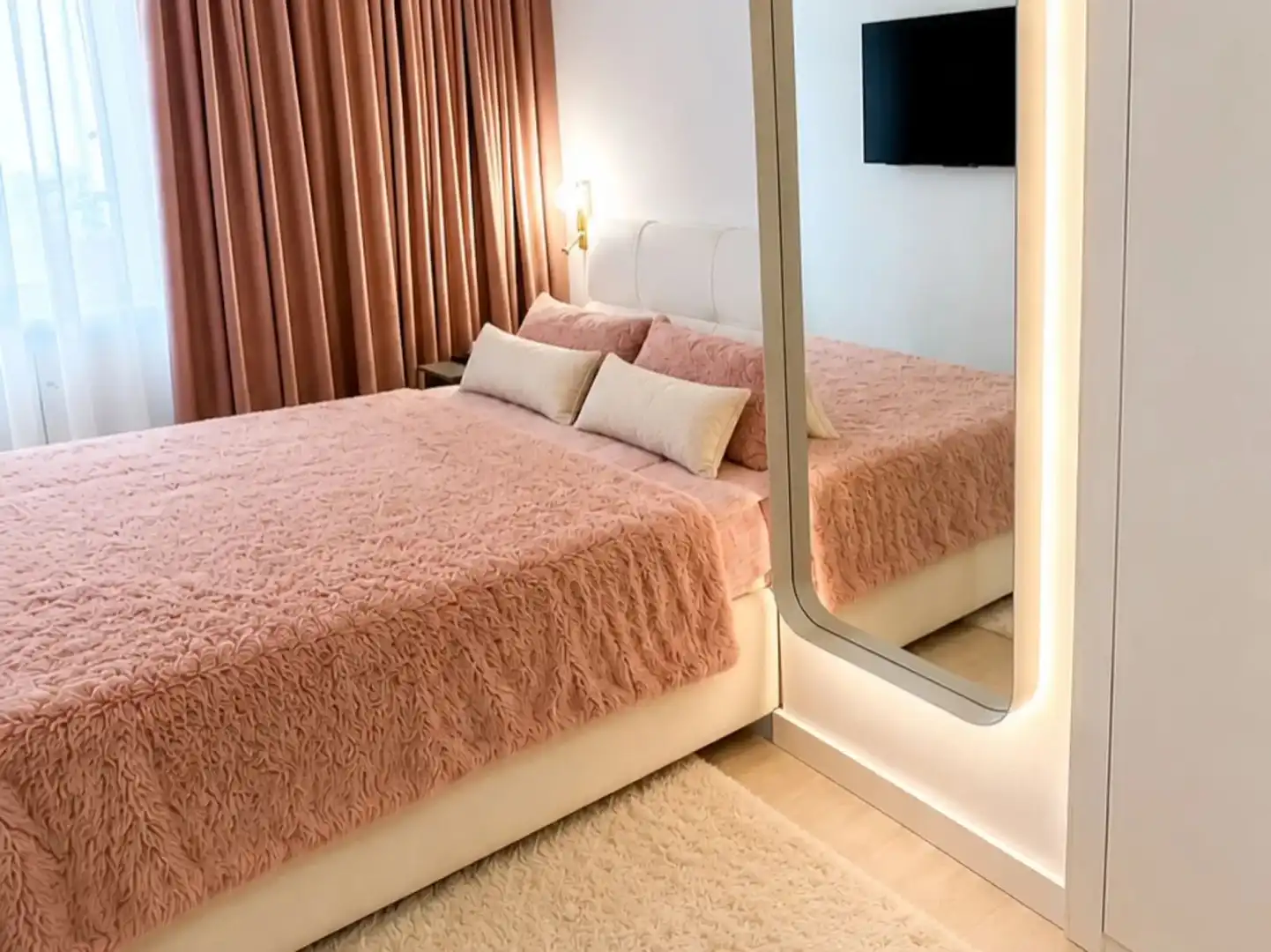 Schlafzimmer von Wohnung zum Verkauf in Barcelona mit Klimaanlage, Terrasse und Möbliert