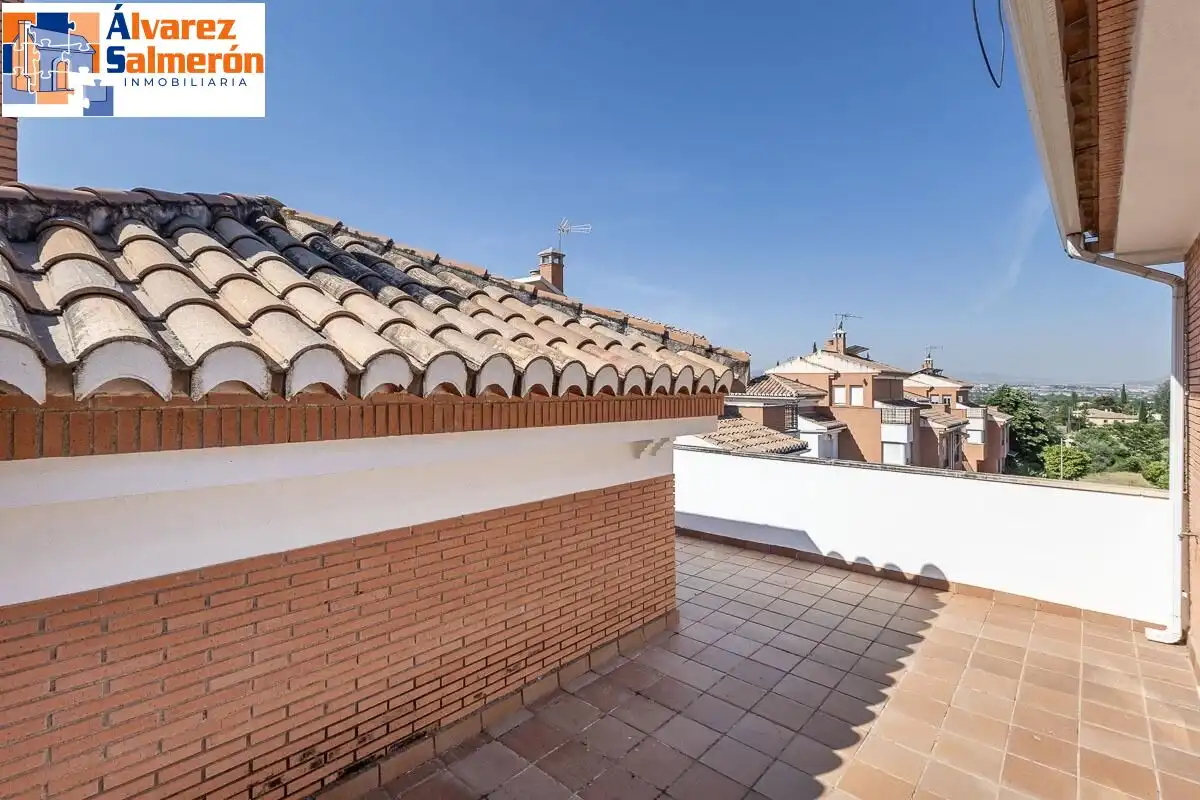 Terraza de Casa o chalet en venta en Huétor Vega con Terraza, Piscina y Balcón