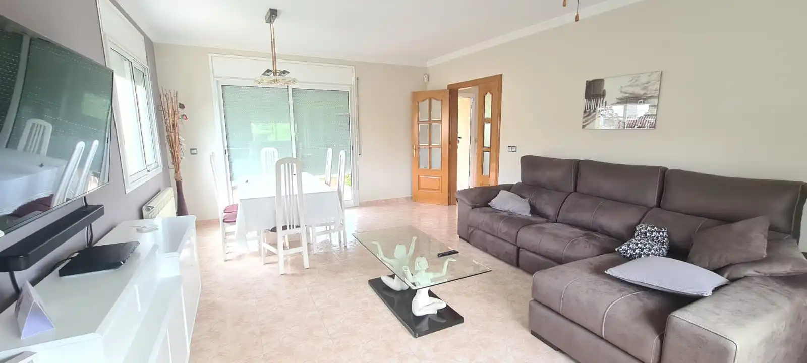 Living room of Houses for sale in Caldes de Malavella  with Air Conditioner, Heating and Private garden