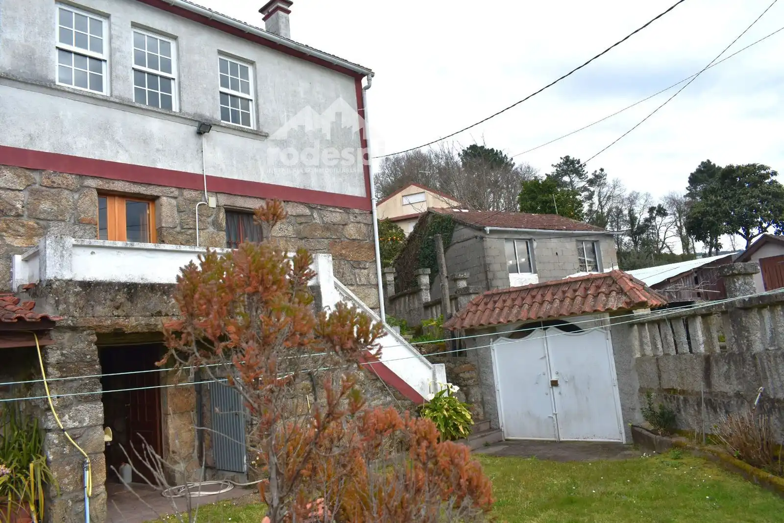 Exterior view of Houses for sale in Crecente  with Heating, Terrace and Storage room