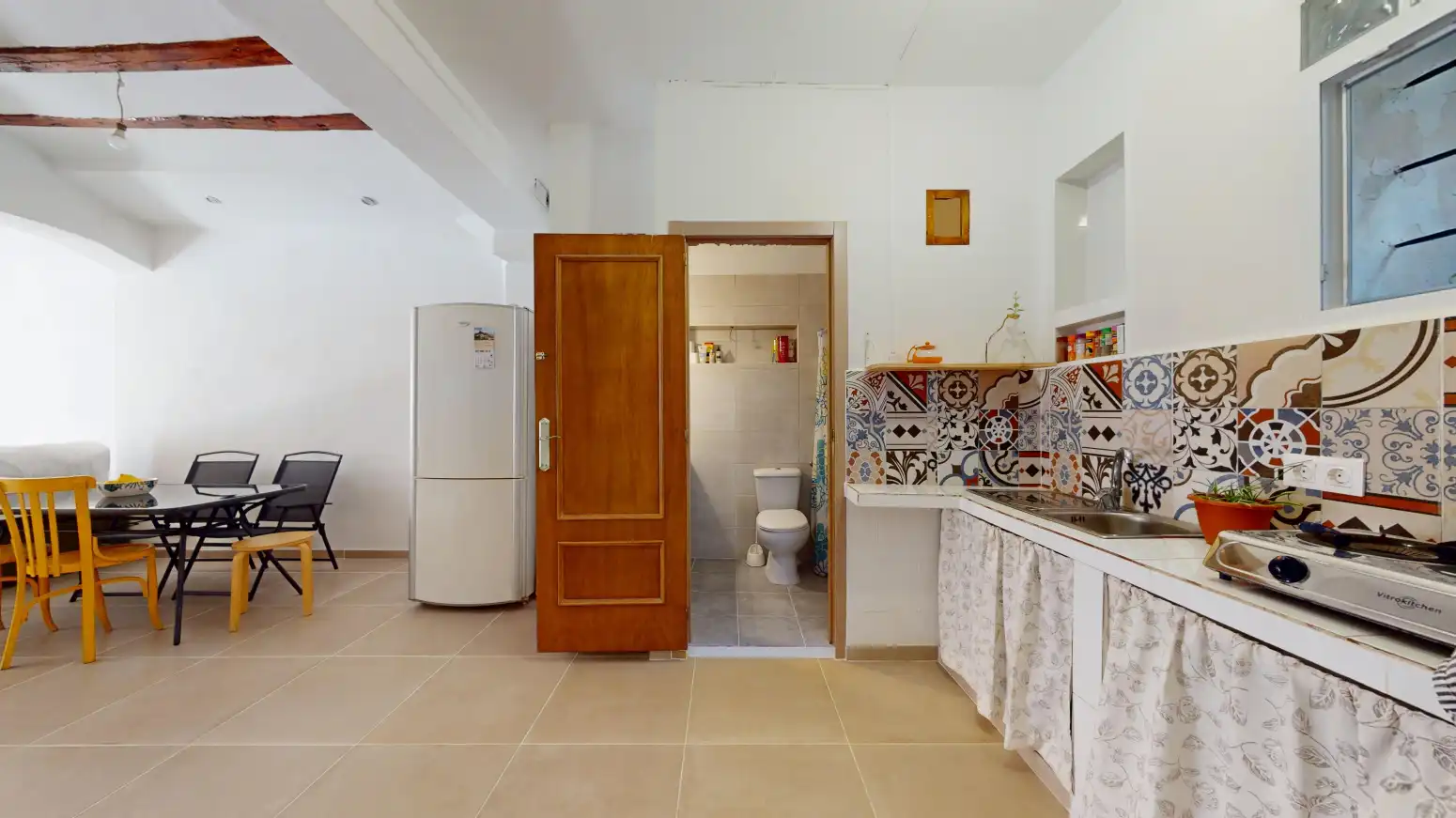 Cocina de Casa adosada en venta en Sax con Jardín privado, Terraza y Trastero