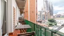 Balcony of Flat for sale in  Barcelona Capital  with Parquet flooring, Furnished and Balcony