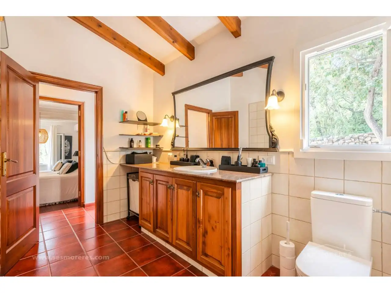 Cuina de Finca rústica en venda en Es Mercadal amb Aire condicionat, Jardí privat i Terrassa