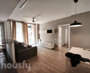 Sala d'estar de Pis de lloguer en  Barcelona Capital amb Aire condicionat, Calefacció i Parquet