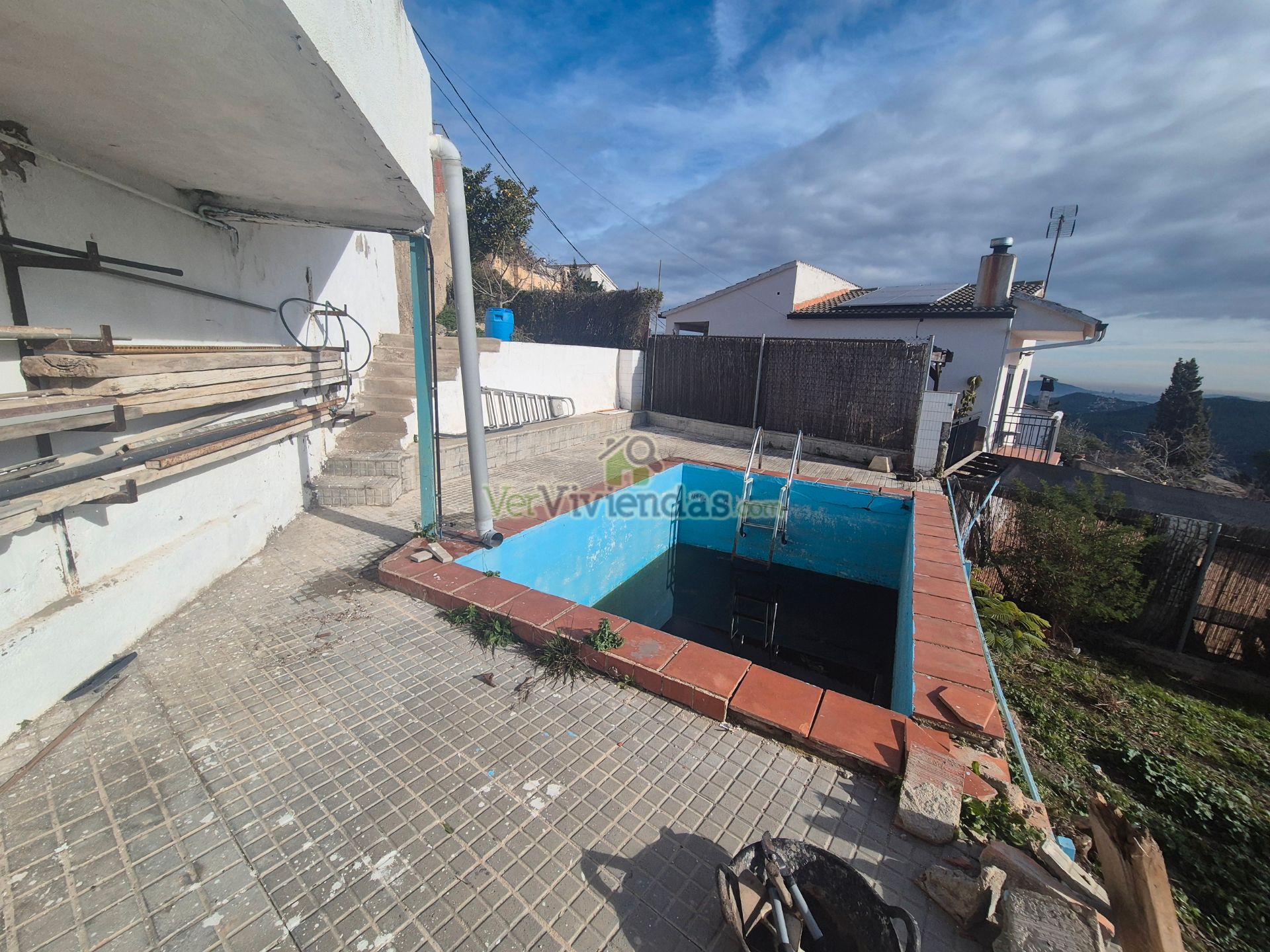 Swimming pool of House or chalet for sale in Vallirana  with Air Conditioner, Heating and Private garden
