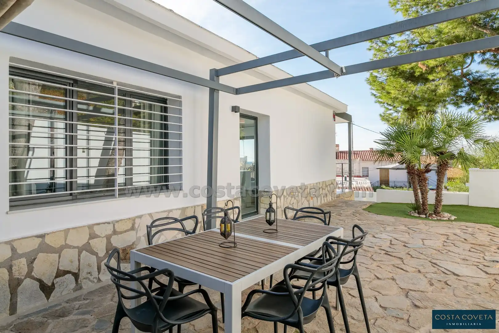 Terrassa de Casa o xalet en venda en El Campello amb Aire condicionat, Jardí privat i Terrassa