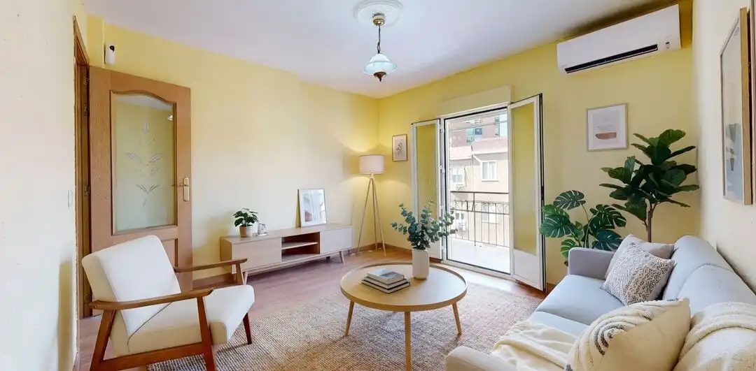 Sala de estar de Piso en venta en Madrid con Aire acondicionado, Calefacción y Terraza