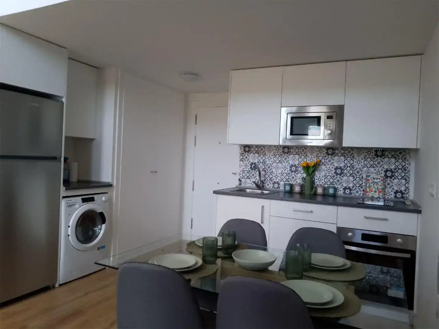 Küche von Wohnung zur Miete in  Madrid Capital mit Klimaanlage und Schwimmbad