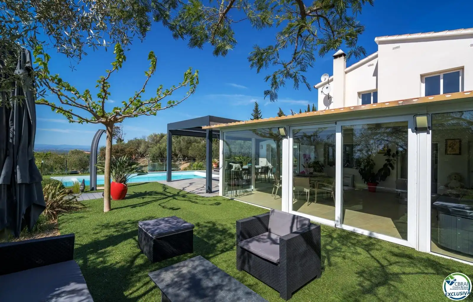 Terrassa de Casa o xalet en venda en Palau-saverdera amb Aire condicionat, Calefacció i Terrassa