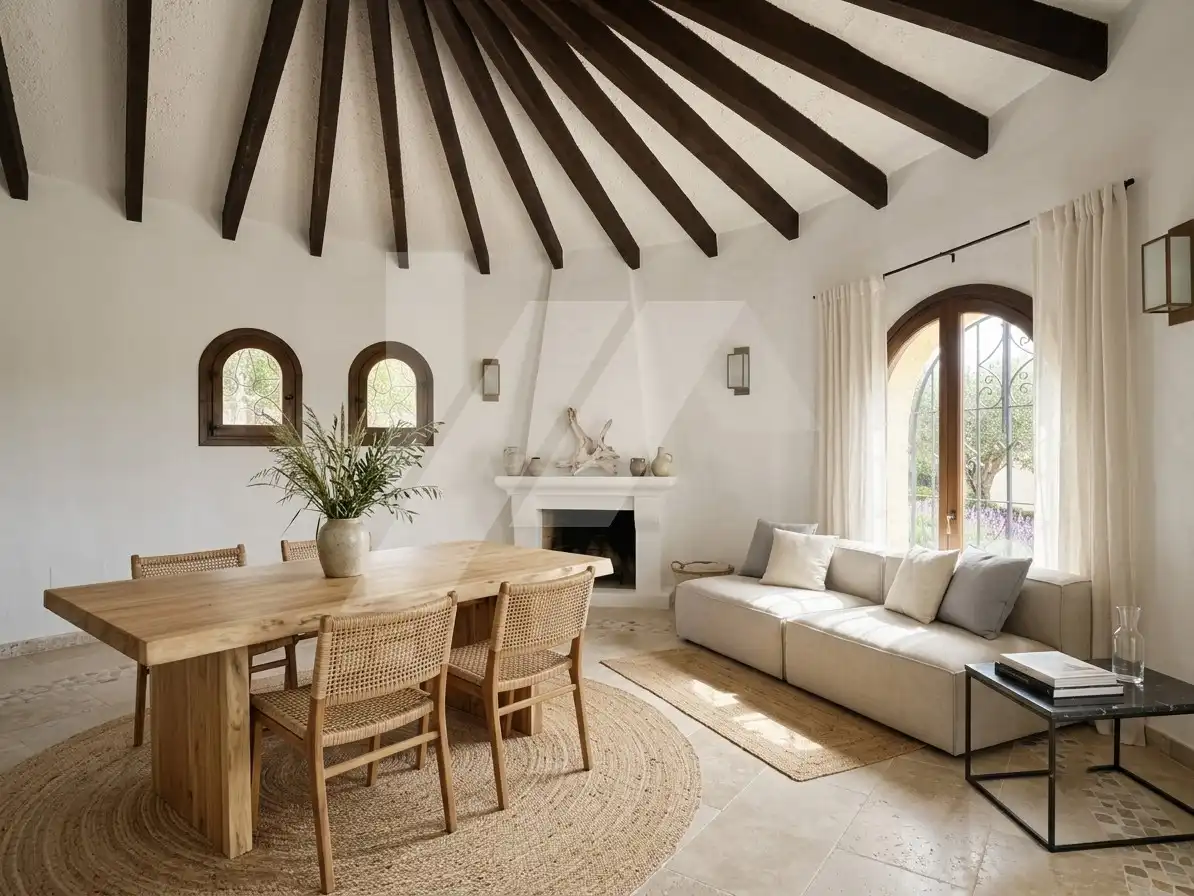 Sala d'estar de Casa o xalet en venda en Benissa amb Calefacció, Terrassa i Traster