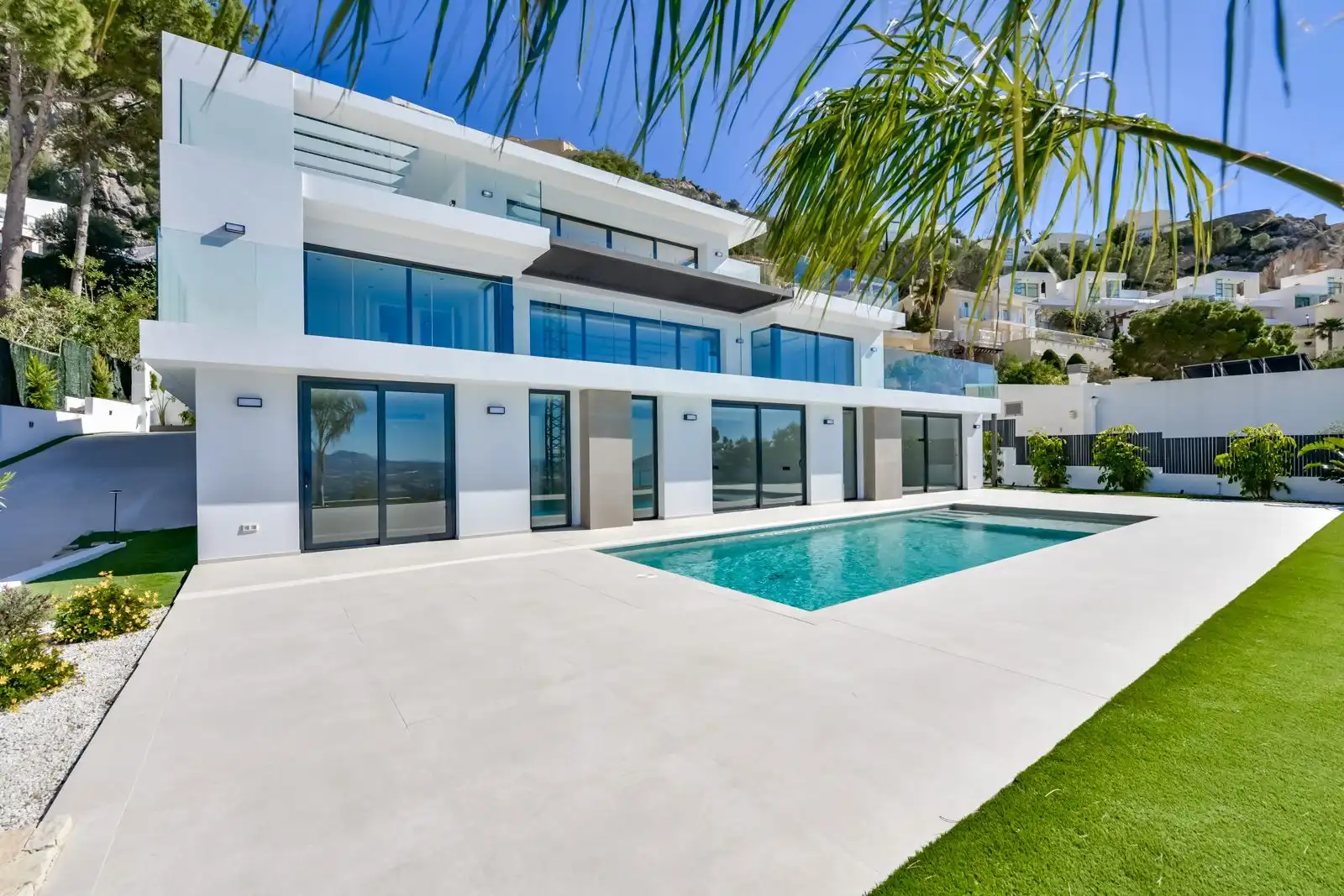 Vista exterior de Casa o chalet en venta en Altea con Aire acondicionado, Calefacción y Jardín privado