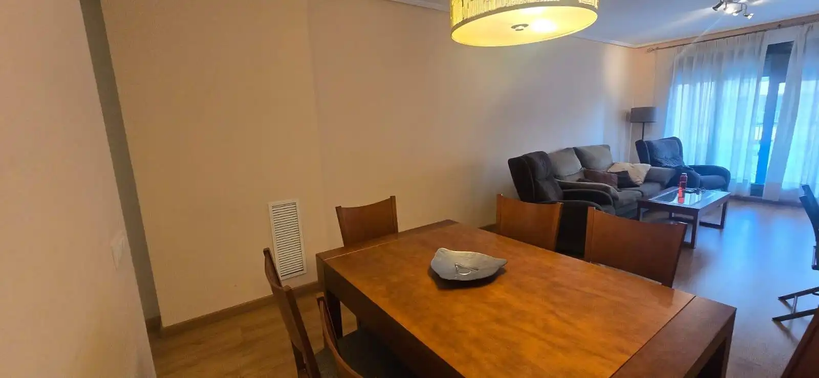 Comedor de Apartamento de alquiler en Alboraya con Aire acondicionado, Amueblado y Balcón