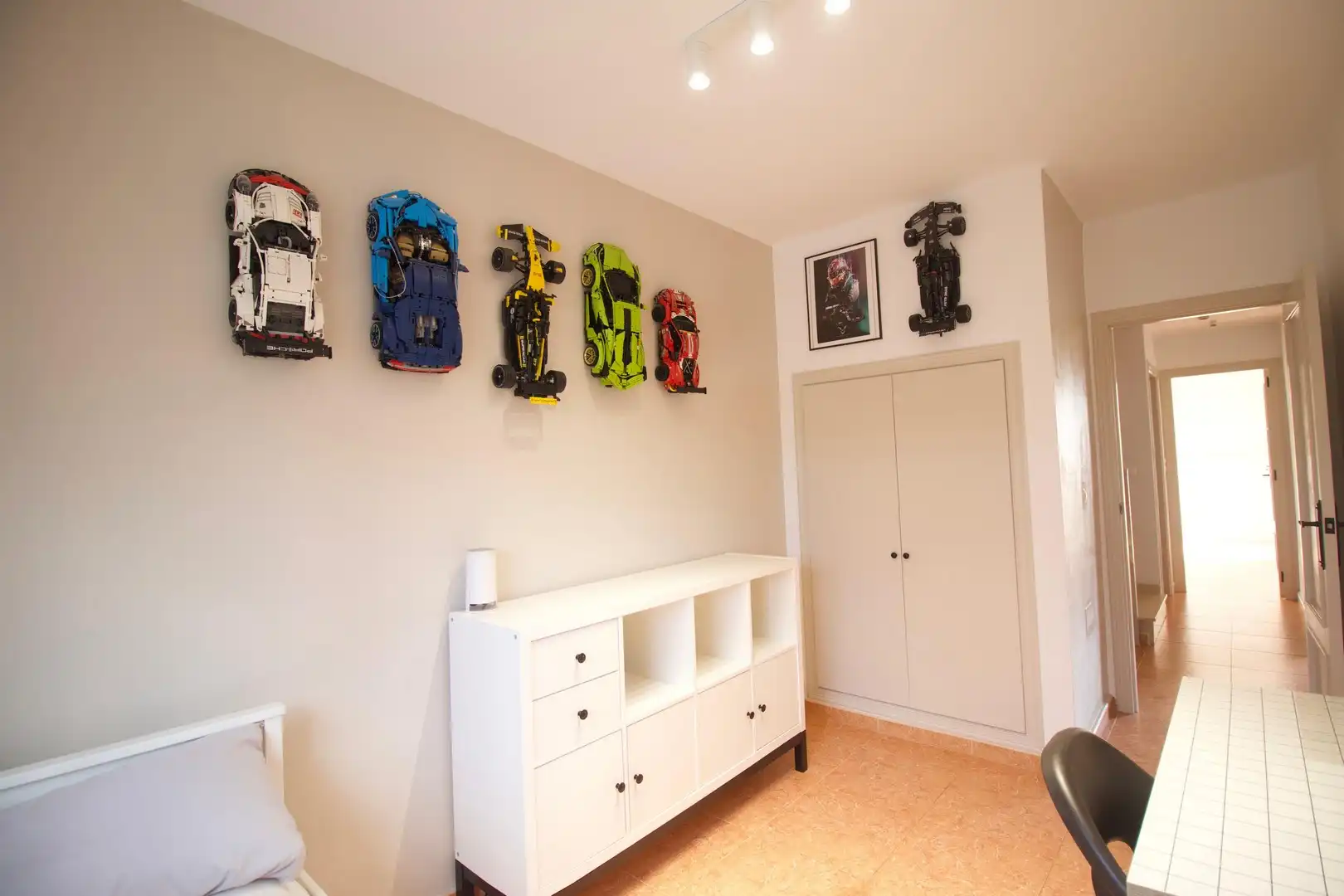 Schlafzimmer von Einfamilien-Reihenhaus zum Verkauf in Fuente Álamo de Murcia mit Privatgarten und Balkon