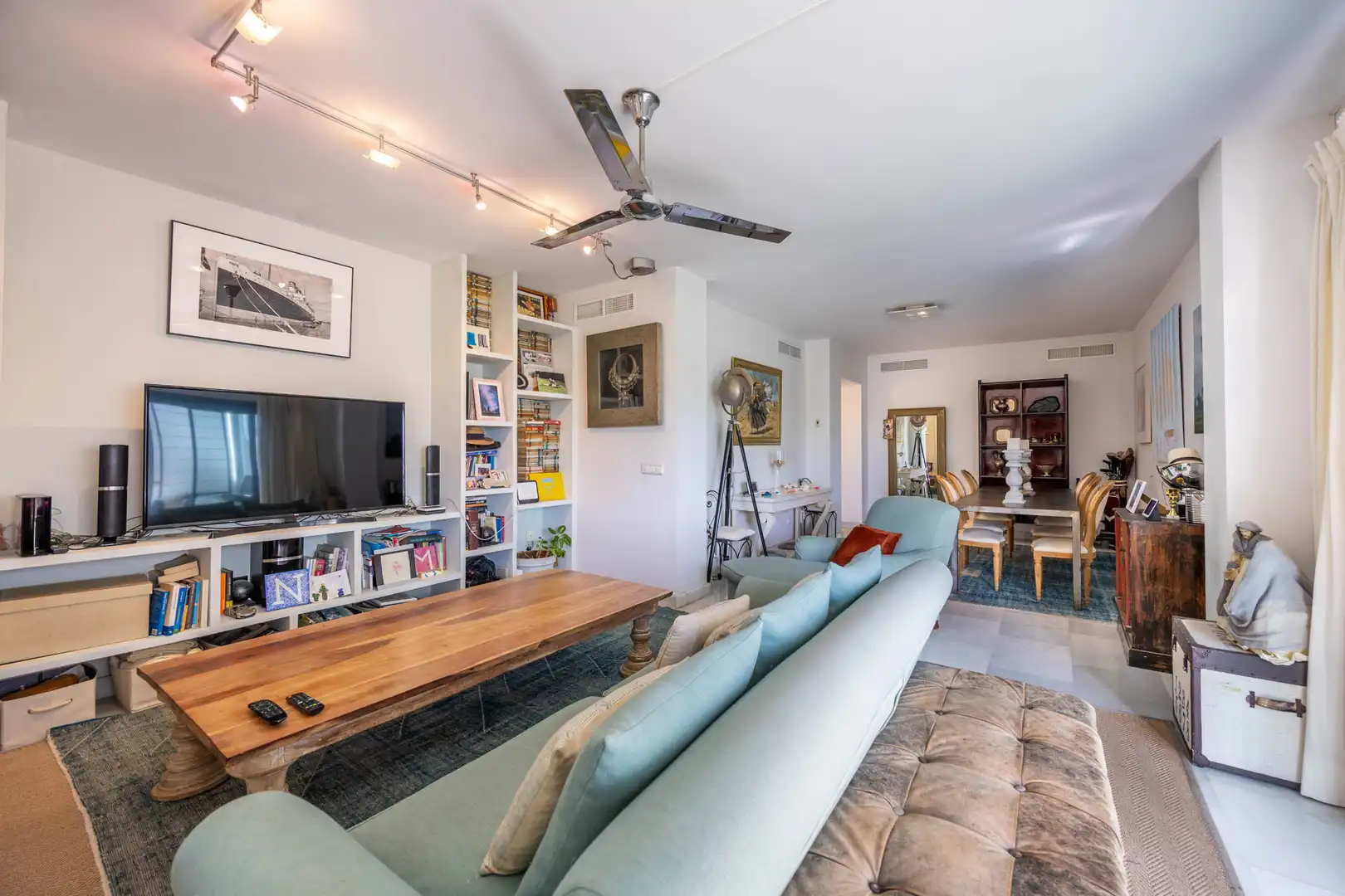 Sala de estar de Apartamento en venta en Sotogrande Costa