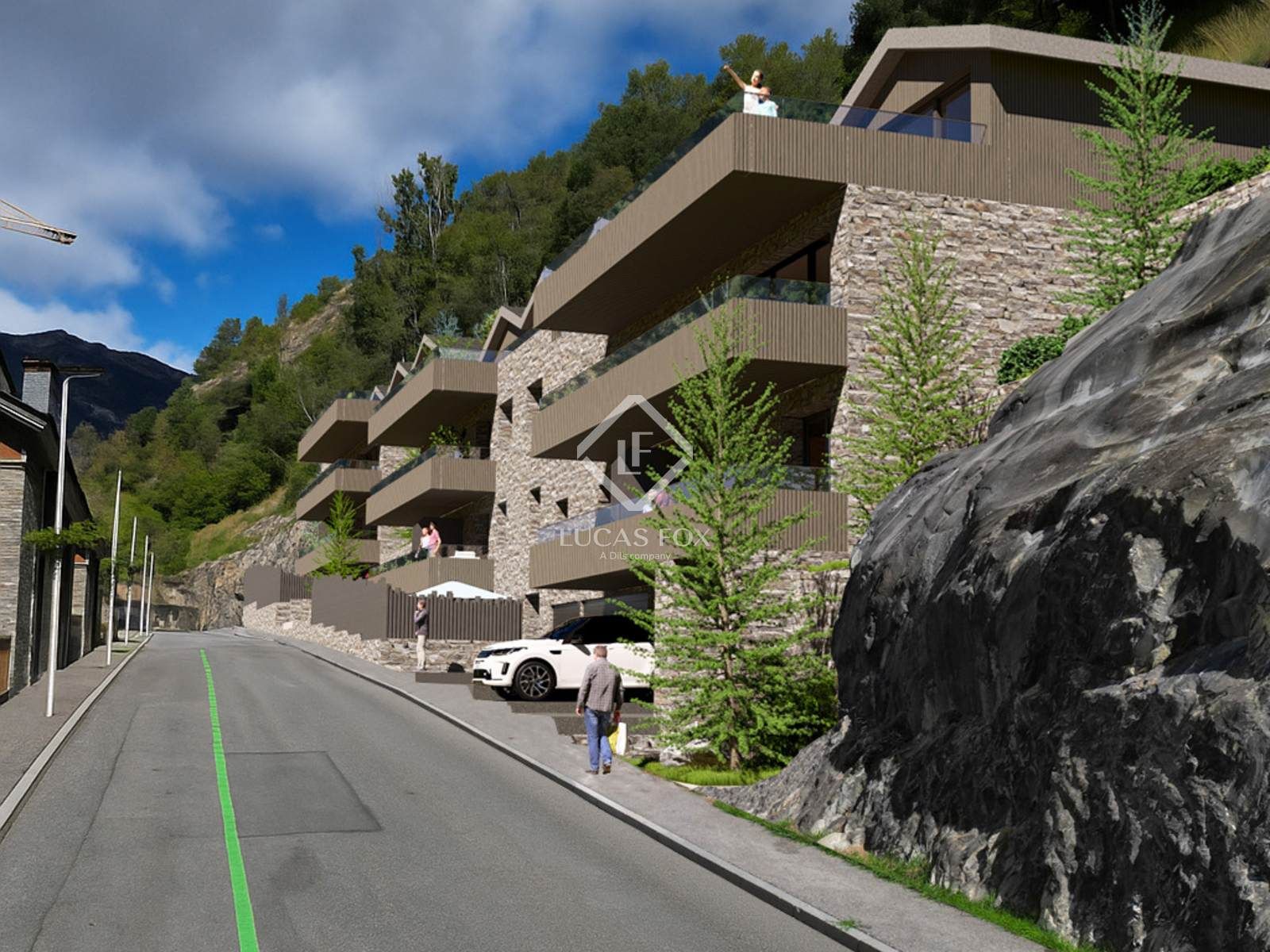 Vista exterior de Piso en venta en Ordino con Calefacción y Terraza