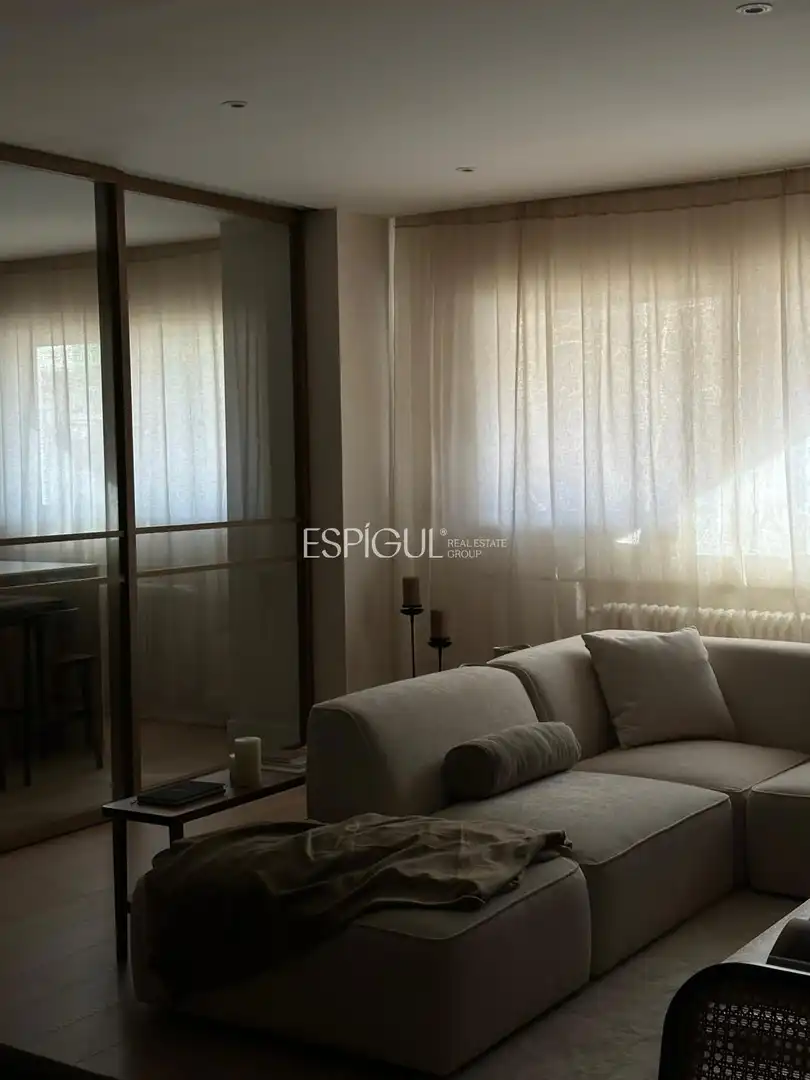 Sala de estar de Piso en venta en  Madrid Capital con Aire acondicionado, Calefacción y Amueblado