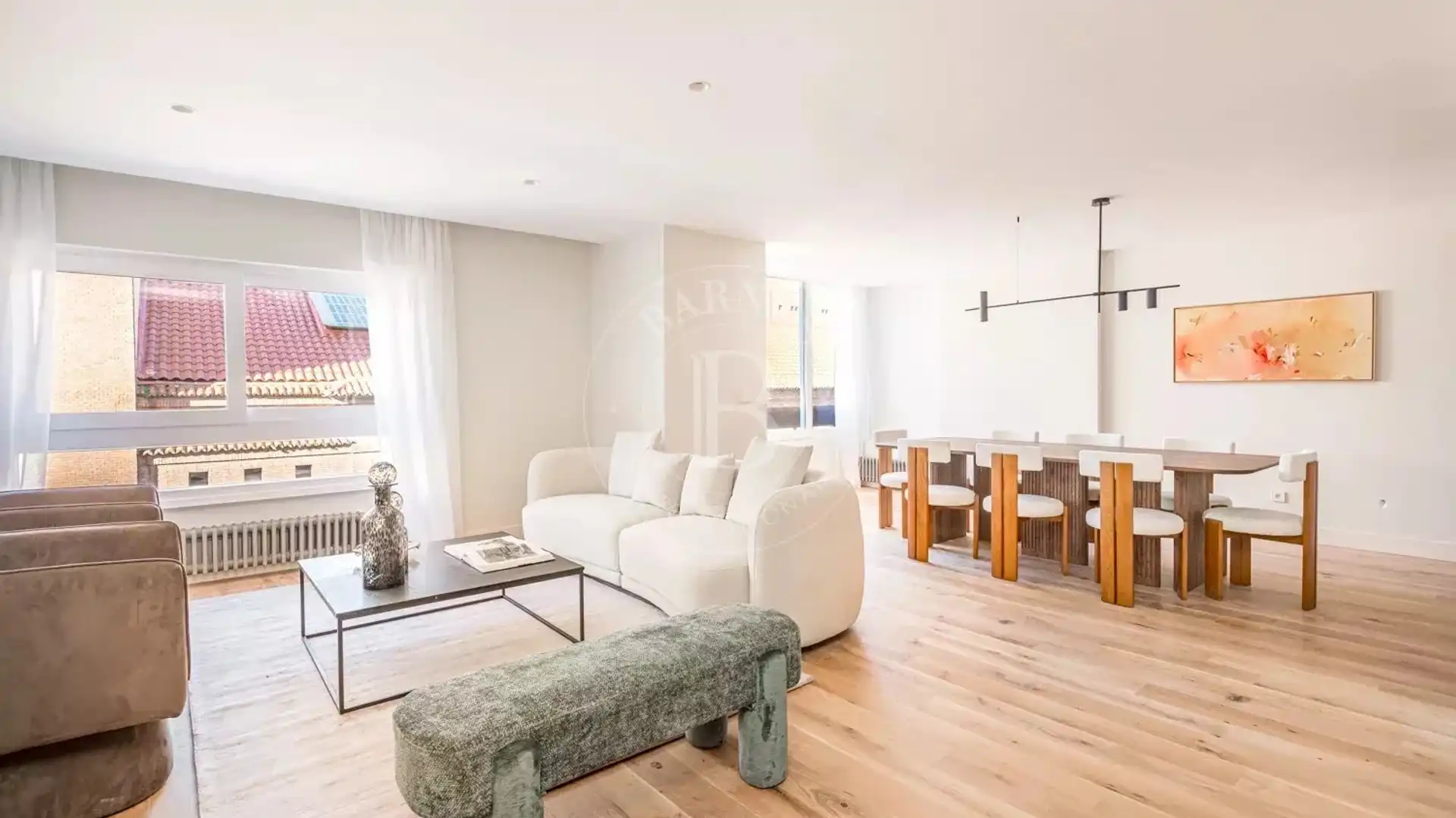 Living room of Flat for sale in  Madrid Capital  with Air Conditioner, Heating and Storage room