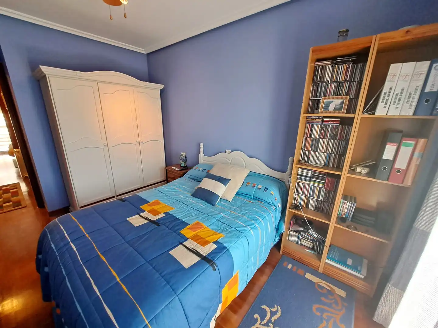 Schlafzimmer von Einfamilien-Reihenhaus zum Verkauf in Zarratón mit Heizung, Terrasse und Möbliert