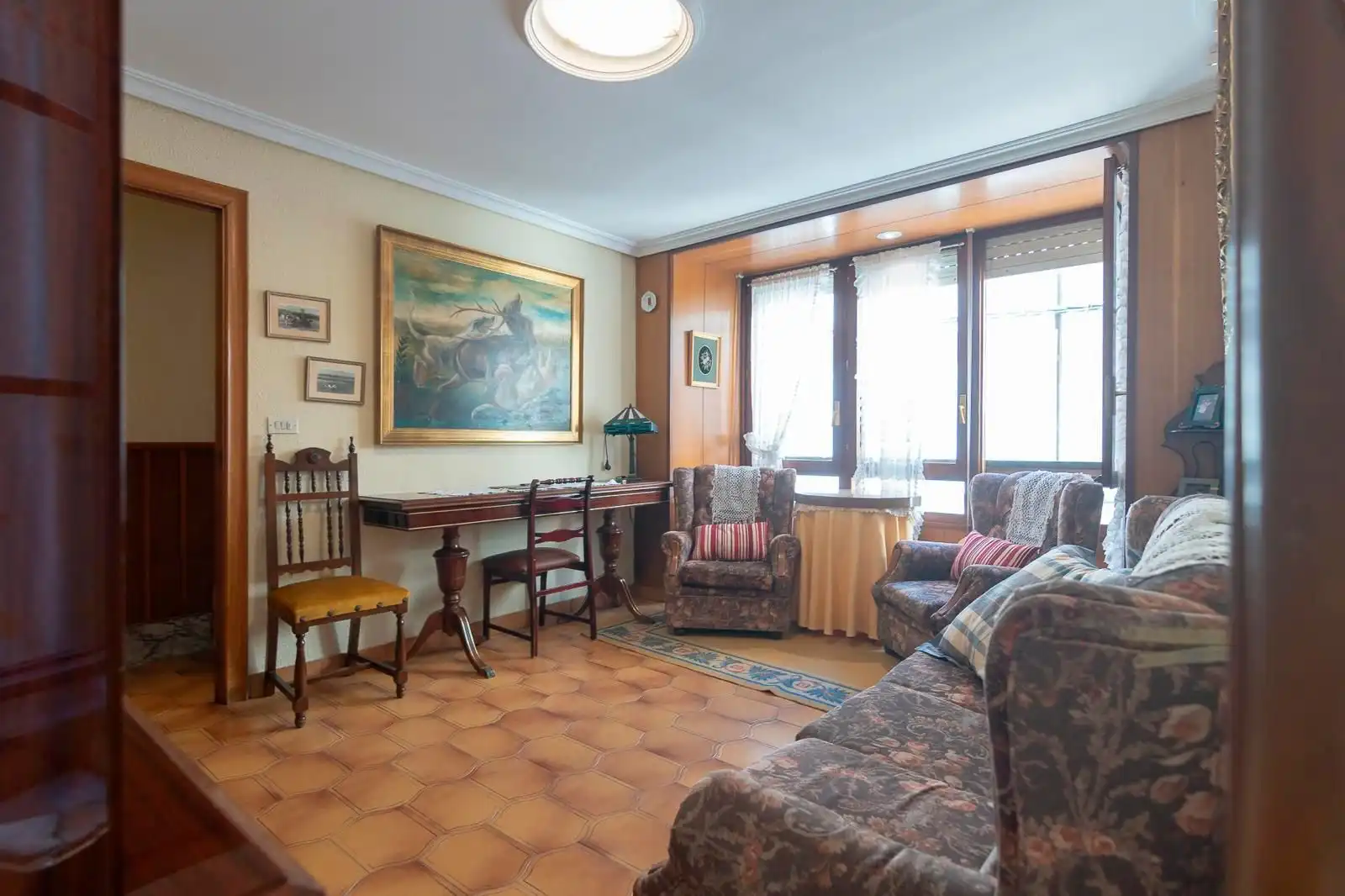 Living room of Houses for sale in Lerín  with Furnished and Balcony