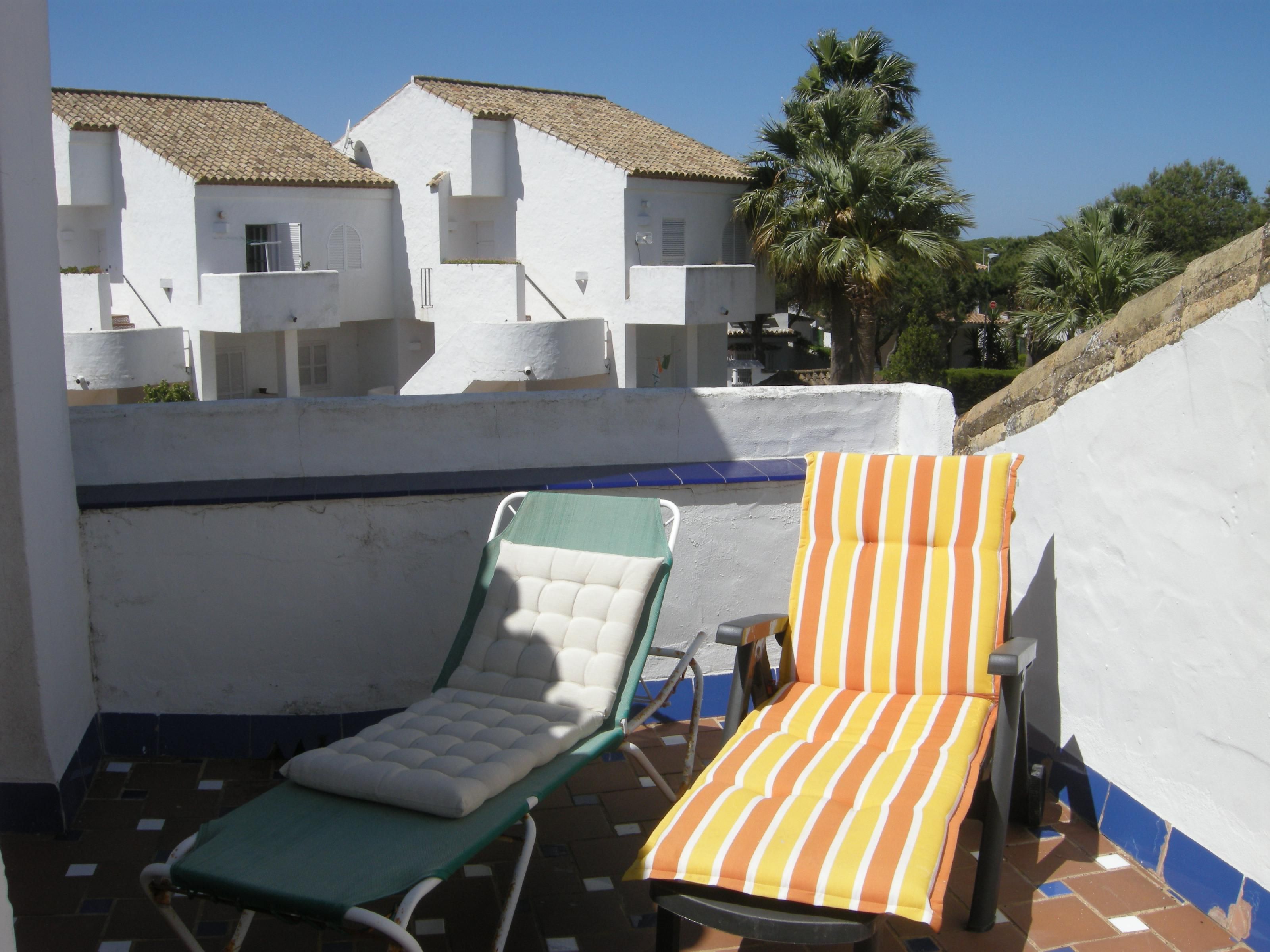 Terraza de Dúplex en venta en Chiclana de la Frontera con Aire acondicionado, Jardín privado y Terraza