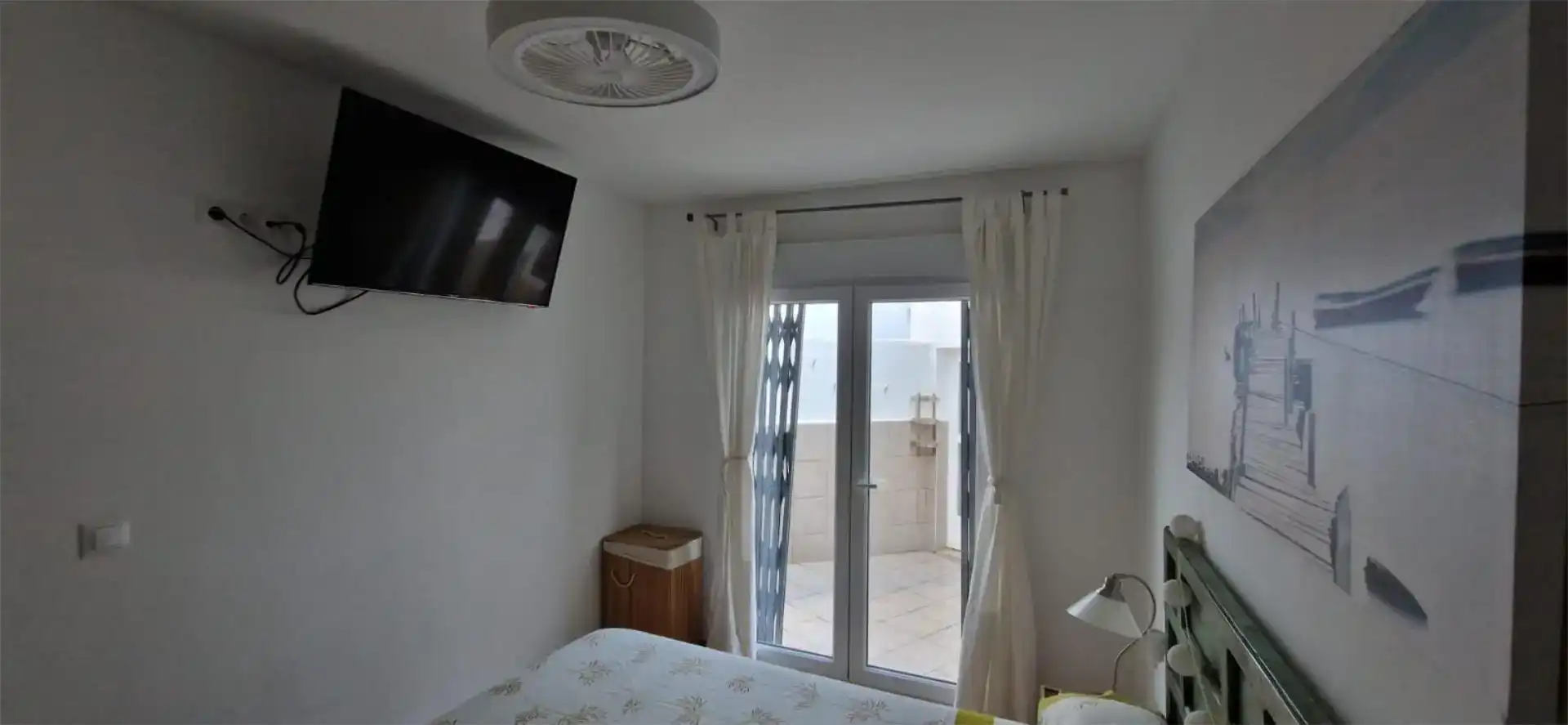 Schlafzimmer von Wohnung zur Miete in Níjar mit Klimaanlage