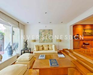 Living room of Planta baja for sale in  Barcelona Capital  with Air Conditioner and Terrace