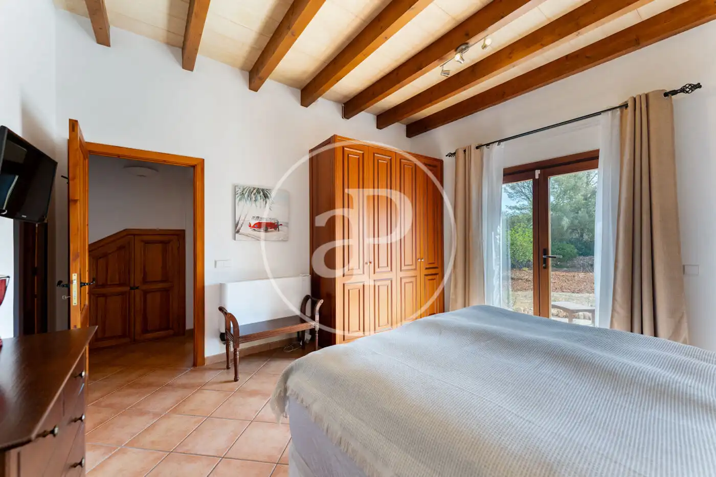 Bedroom of Houses for sale in Algaida  with Air Conditioner, Heating and Private garden