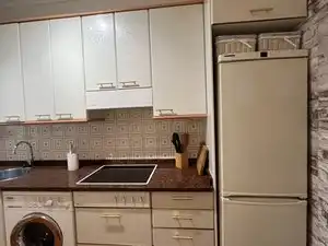 Cuina de Pis de lloguer en Bilbao  amb Calefacció, Moblat i Balcó