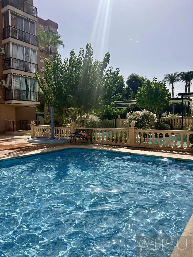 Swimming pool of Flat for sale in El Campello  with Air Conditioner, Heating and Terrace