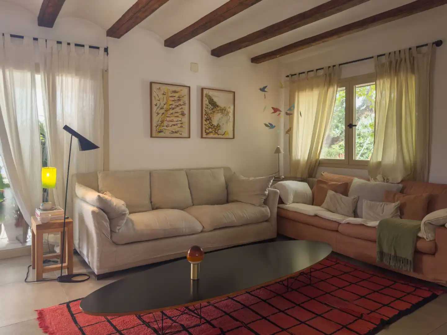 Sala de estar de Casa o chalet en venta en Jávea / Xàbia con Aire acondicionado, Calefacción y Jardín privado