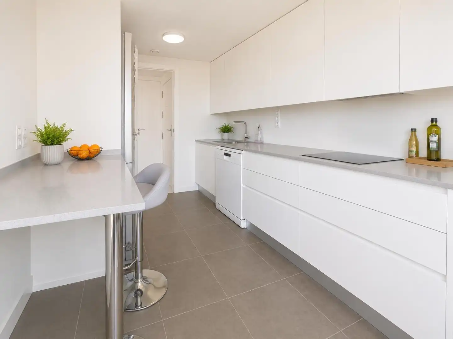 Küche von Wohnung zur Miete in Valencia mit Klimaanlage, Heizung und Möbliert