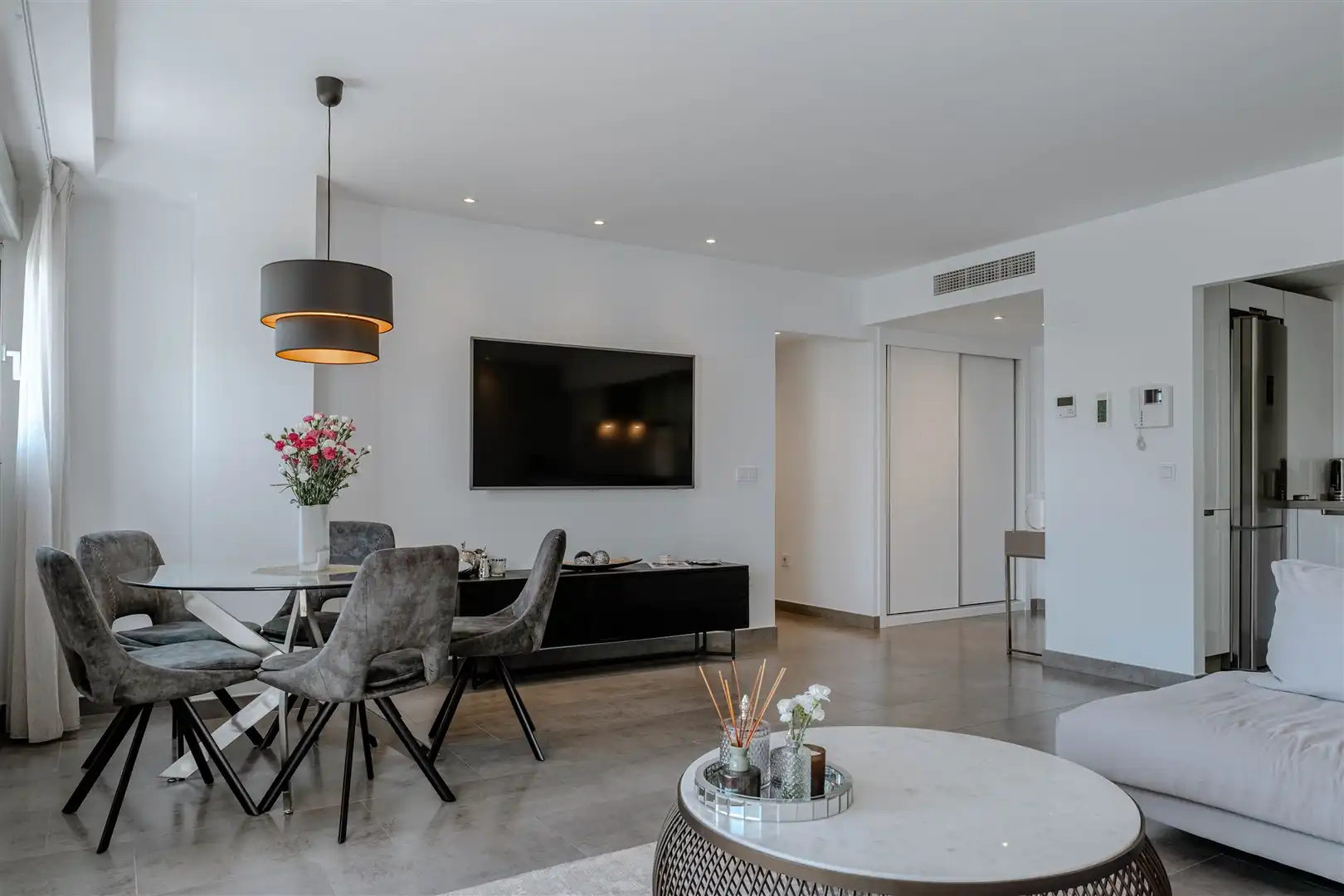Sala d'estar de Apartament en venda en Estepona