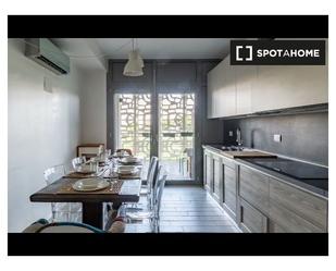 Kitchen of Flat to rent in  Madrid Capital  with Air Conditioner, Heating and Furnished