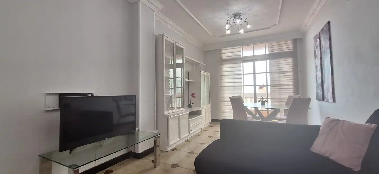 Wohnzimmer von Wohnung zur Miete in Las Palmas de Gran Canaria mit Möbliert, Ofen und Waschmaschine