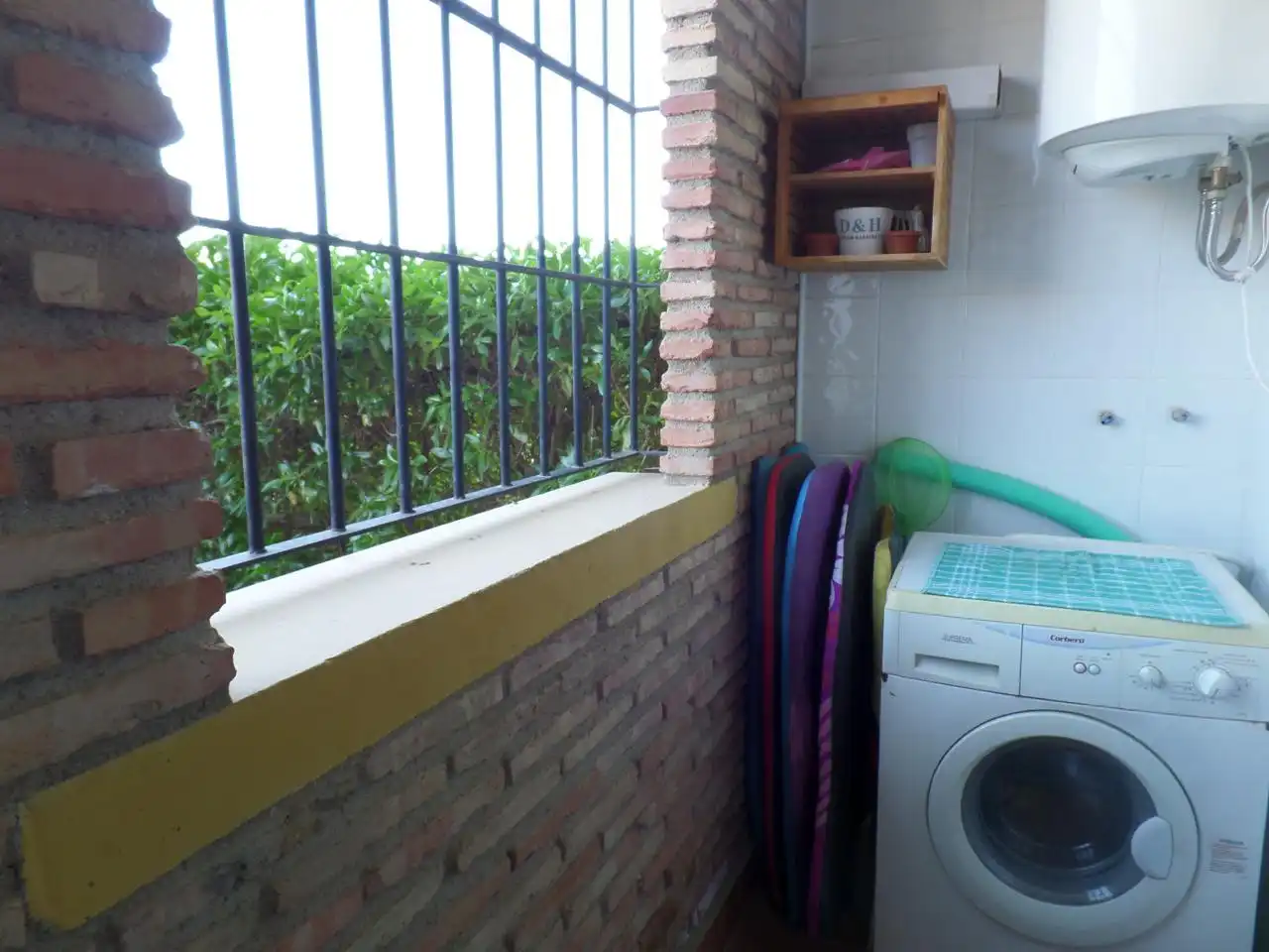 Terrasse von Maisonette zur Miete in Vera mit Klimaanlage, Heizung und Privatgarten