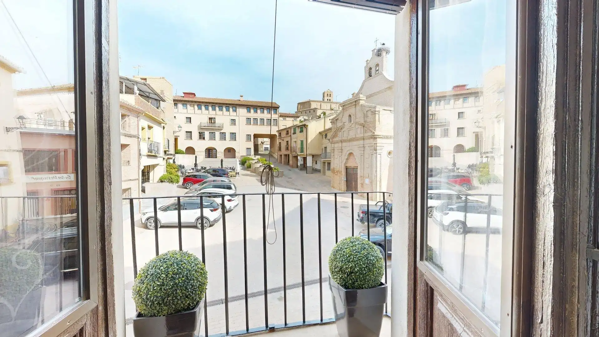 Vista exterior de Casa o chalet en venta en Magallón con Jardín privado, Terraza y Amueblado
