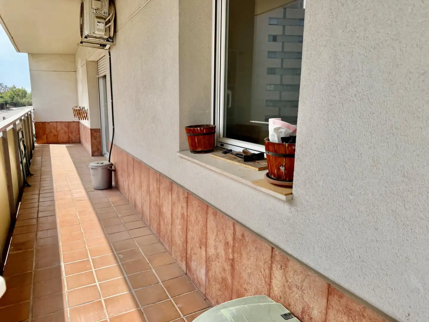 Terrasse von Wohnung zum Verkauf in Mataró mit Klimaanlage, Heizung und Parkett