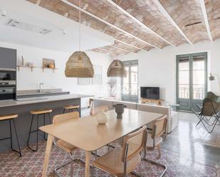 Kitchen of Flat to rent in  Barcelona Capital  with Air Conditioner, Heating and Furnished