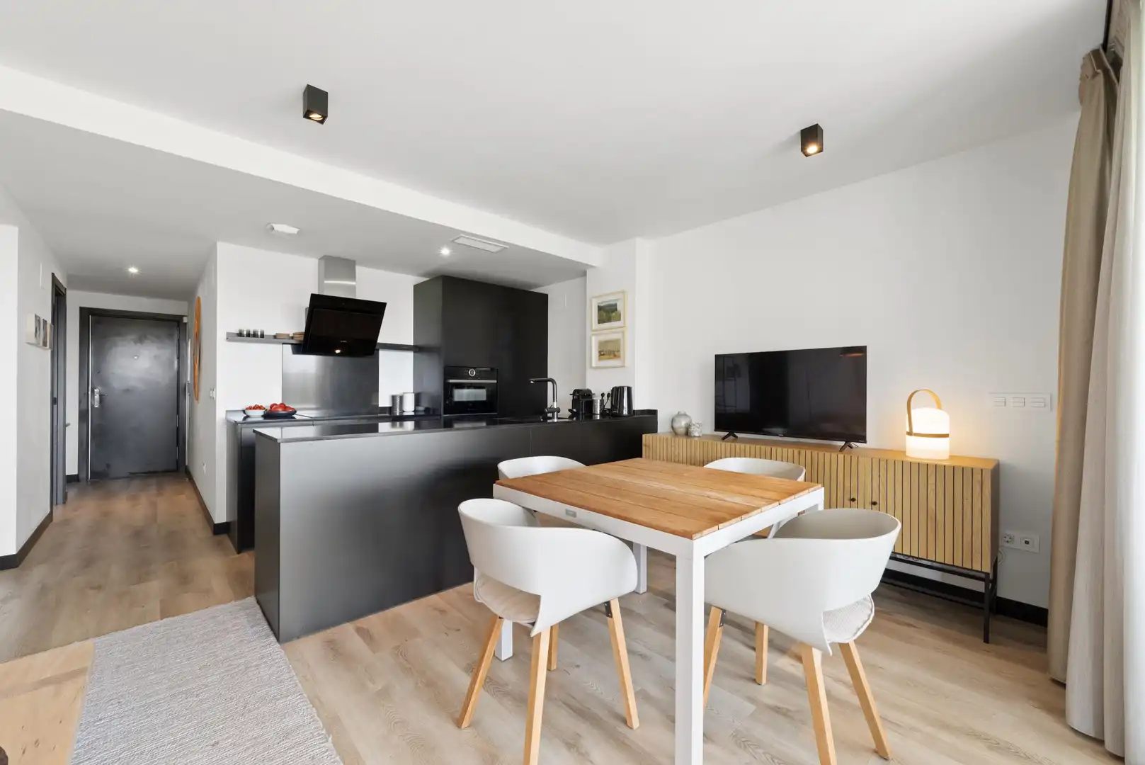 Cocina de Apartamento en venta en Mijas con Aire acondicionado, Terraza y Piscina