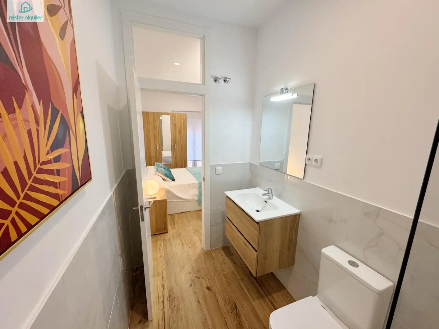 Baño de Planta baja de alquiler en San Vicente del Raspeig / Sant Vicent del Raspeig con Aire acondicionado, Calefacción y Amueblado