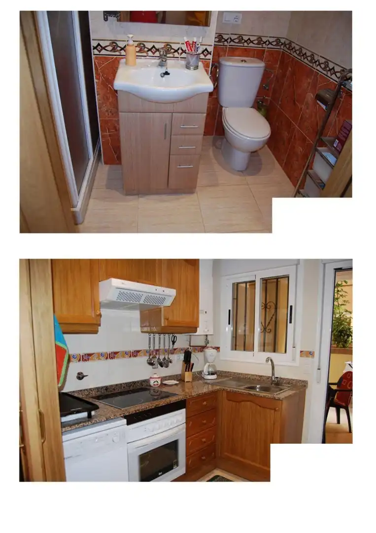 Kitchen of Ground floor for sale in Oropesa del Mar / Orpesa  with Air Conditioner, Terrace and Furnished