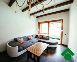 Living room of Flat for sale in Roquetas de Mar  with Air Conditioner, Parquet flooring and Terrace