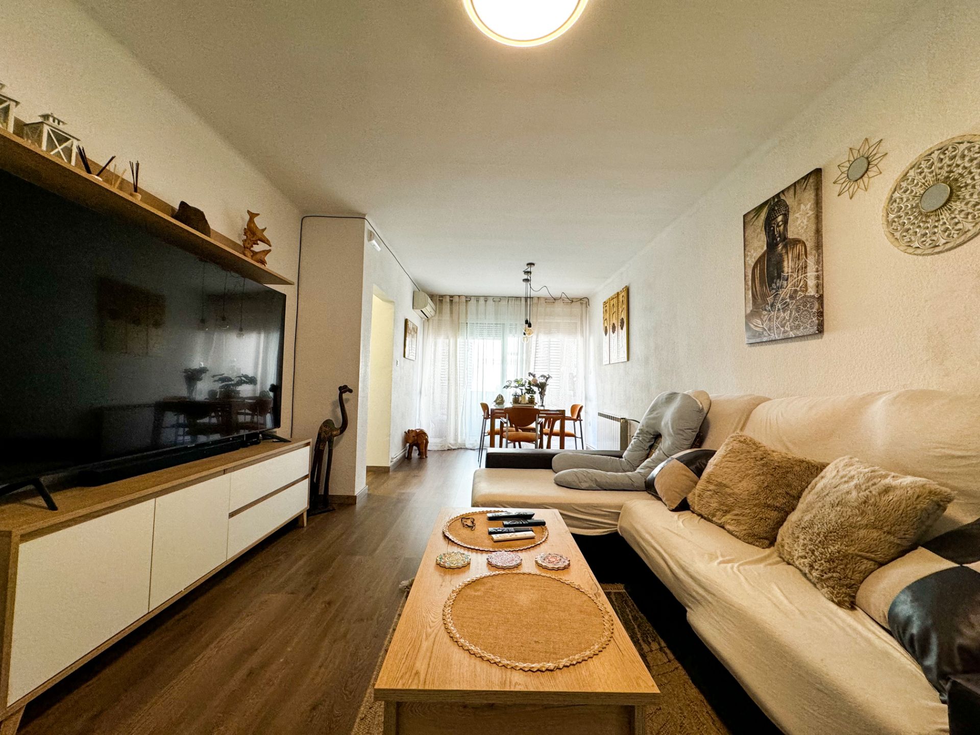 Living room of Flat for sale in Sentmenat  with Air Conditioner and Terrace