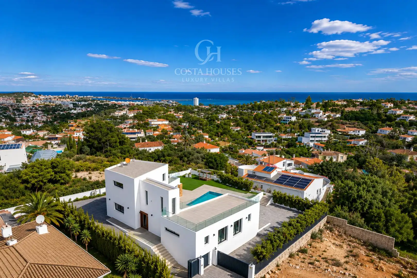 Exterior view of Houses for sale in Dénia  with Air Conditioner, Heating and Private garden