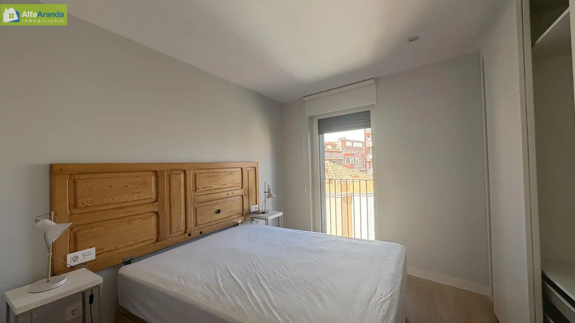 Schlafzimmer von Wohnung zur Miete in Aranda de Duero mit Heizung, Möbliert und Balkon