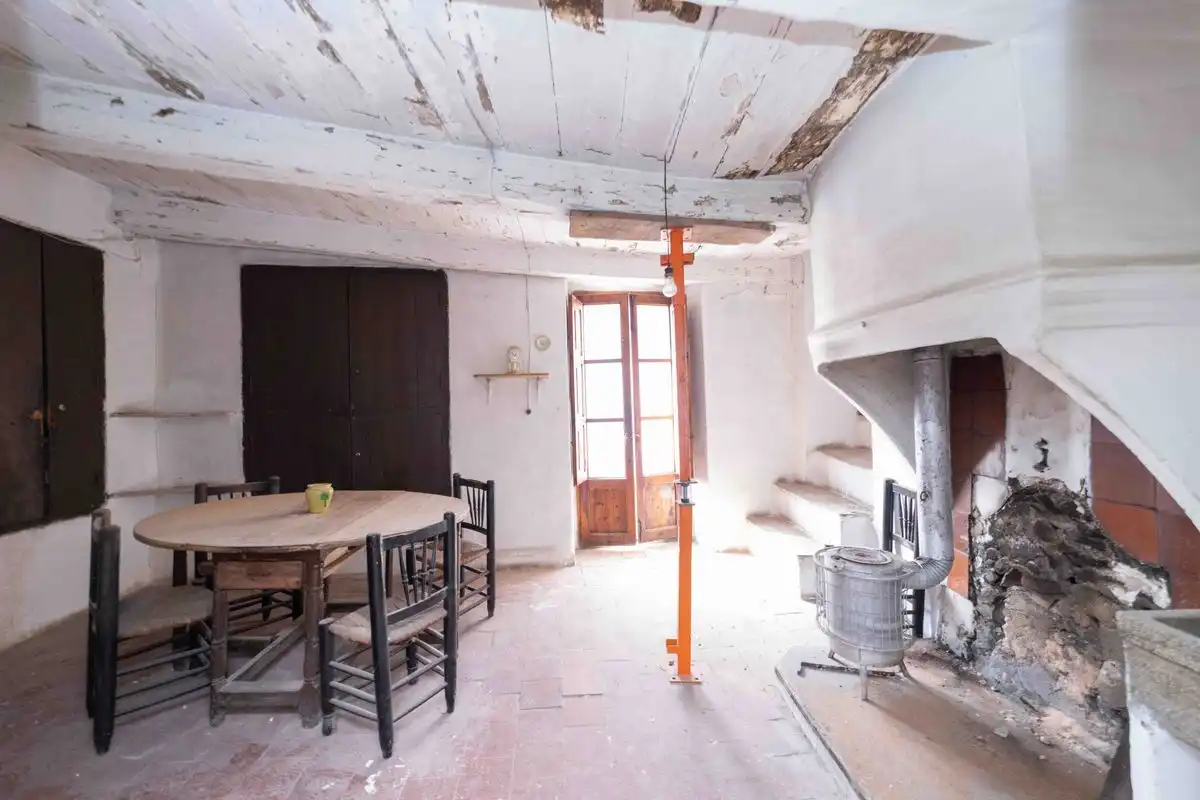 Cocina de Casa adosada en venta en Mora de Rubielos con Calefacción