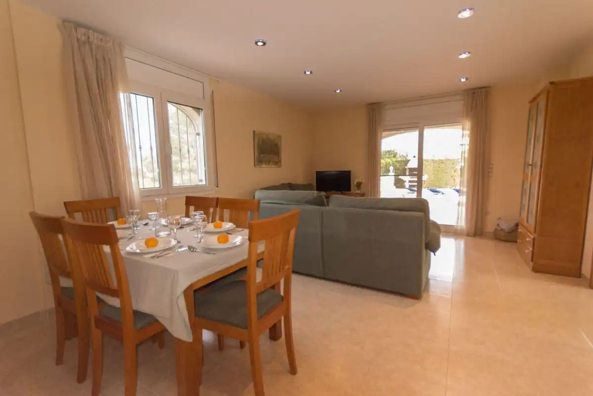 Comedor de Casa o chalet en venta en L'Ampolla con Aire acondicionado, Jardín privado y Terraza