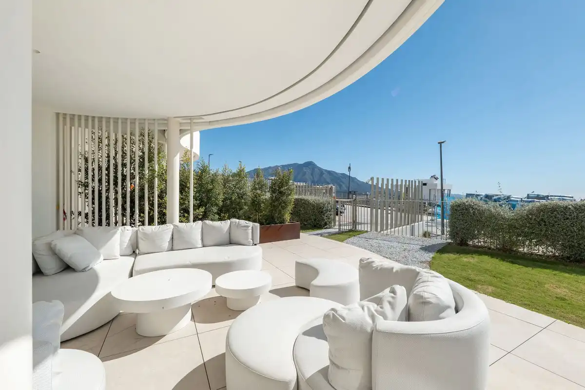 Terrasse von Wohnung zur Miete in Benahavís mit Abstellraum