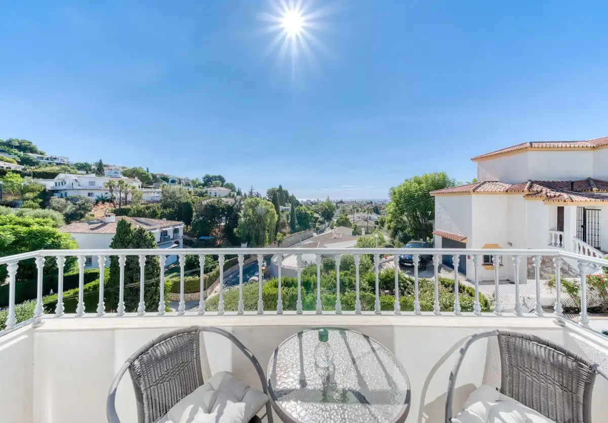 Terraza de Casa o chalet en venta en Mijas con Aire acondicionado, Jardín privado y Terraza