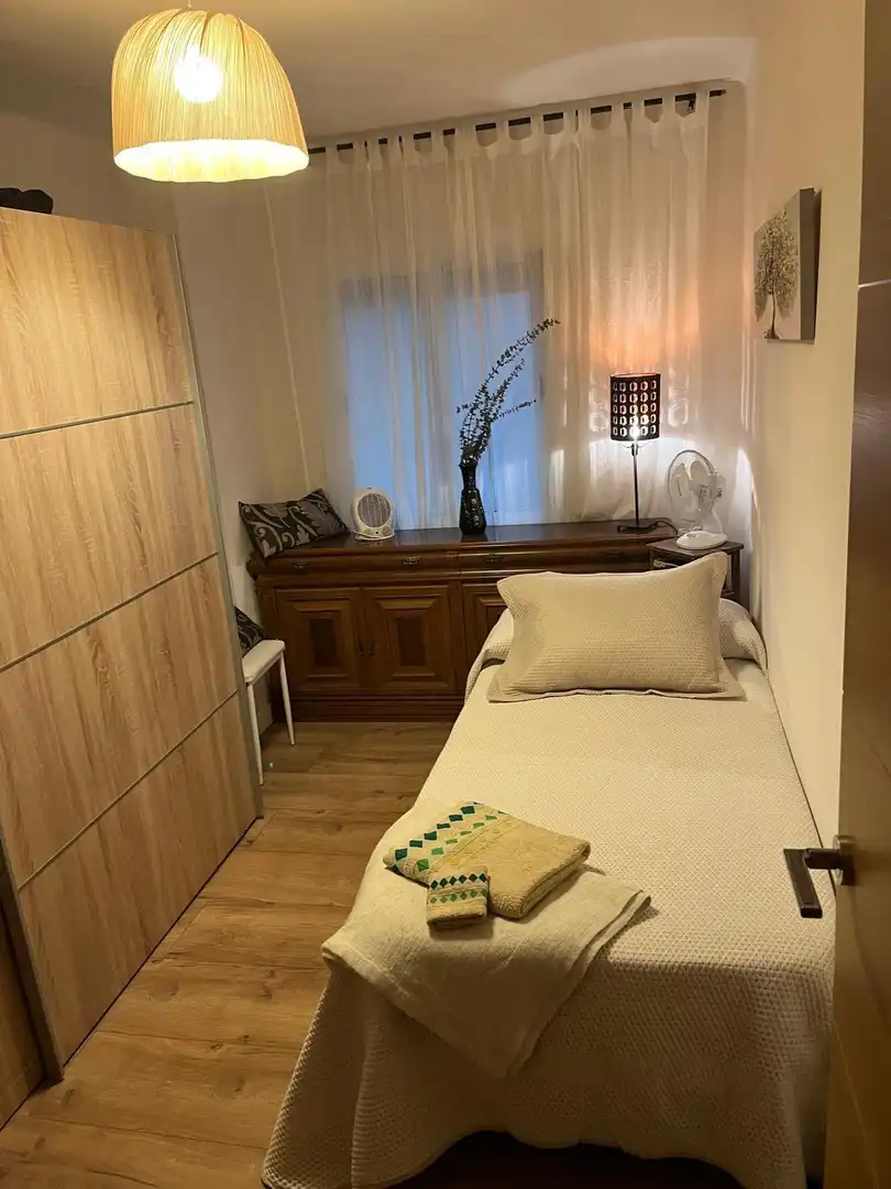 Bedroom of Flat for share in Mollet del Vallès  with Parquet flooring and Furnished